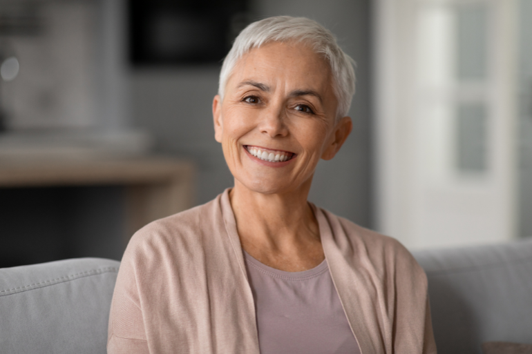 short haircuts for older women