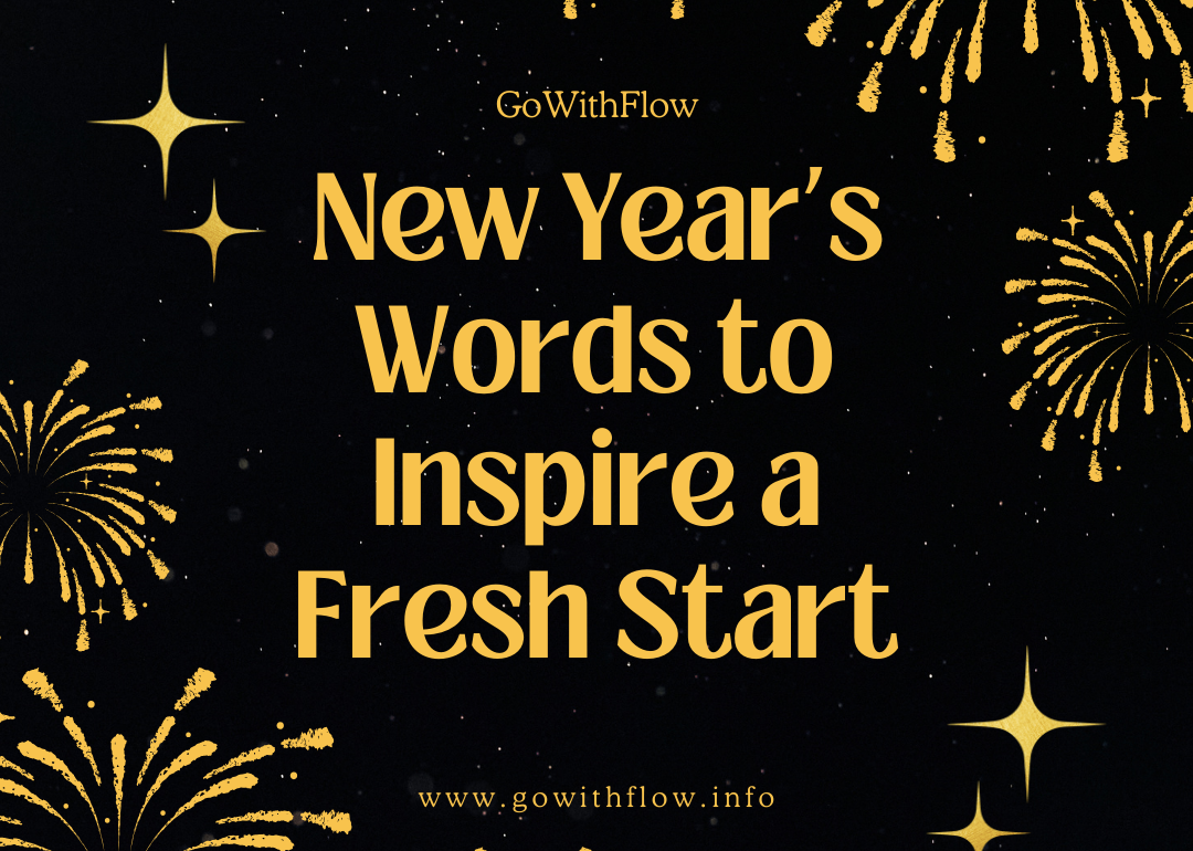 Words for New Year’s Eve